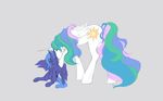  alicorn duo equine female feral friendship_is_magic horn horse mammal my_little_pony noel pony princess princess_celestia_(mlp) princess_luna_(mlp) royalty sibling sisters winged_unicorn wings 