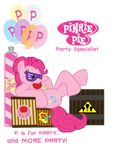  ballons balloons blue_eyes equine eyewear female friendship_is_magic fur hair horse mammal my_little_pony party pink_fur pink_hair pinkie_pie_(mlp) plain_background pony solo sunglasses transparent_background unknown_artist 