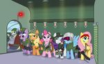  clothed clothing cutie_mark derpy_hooves_(mlp) equine female feral fluttershy_(mlp) friendship_is_magic fur group gun horn horse mammal my_little_pony nyerpy pegasus pink_fur pinkie_pie_(mlp) pony rainbow_dash_(mlp) ranged_weapon rarity_(mlp) twilight_sparkle_(mlp) unicorn weapon wings 