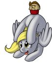  derpy_hooves_(mlp) equine female feral food friendship_is_magic horse kloudmutt mammal muffin my_little_pony pegasus plain_background pony solo white_background wings 