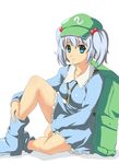  aqua_eyes aqua_hair bitaraga hat kawashiro_nitori solo touhou two_side_up 