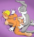  anthro breaasts breasts bugs_bunny cum cum_in_pussy cum_inside dam duo eyes_closed female from_behind lola_bunny looney_tunes lying male nude on_front penetration penis plantigrade pussy sex side_boob space_jam spread_legs spreading straight vaginal vaginal_penetration warner_brothers 