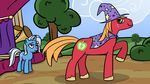  cutie_mark draft_horse equine female feral friendship_is_magic horn horse male mammal moongaze moongazeponies my_little_pony pony trixie_(mlp) unicorn 
