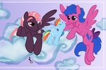  child cloud cub daughter equine father female feral filly firefly_(mlp) friendship_is_magic hi_res horse littletiger488 mammal mother my_little_pony original_character parent pegasus pony rainbow_dash_(mlp) wings young 