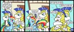  blue_eyes blue_fur comic crying cutie_mark dialog english_text equine eyes_closed female feral friendship_is_magic fur gay group guard_pony hair helmet horse madmax male mammal multi-colored_hair my_little_pony open_mouth pegasi_guard_(mlp) pegasus pony purple_eyes rainbow_dash_(mlp) rainbow_hair rainbow_tail royal_guard_(mlp) text white_fur wings 
