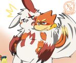  &#21218;&#26126; ?? blush buizel male mammal mustelid nintendo otter plain_background pok&#233;mon pok&eacute;mon video_games white_background zangoose 