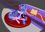  alicorn blush book cutie_mark duo equine female feral friendship_is_magic horn horse lunar_apologist mammal my_little_pony pegacorn pony princess_luna_(mlp) twilight_sparkle_(mlp) unicorn winged_unicorn wings 