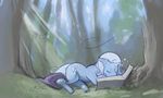  cutie_mark equine female feral friendship_is_magic hat horn horse mammal my_little_pony pony sleeping solo trixie_(mlp) unicorn unknown_artist wizard_hat 