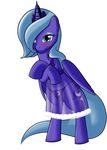  alicorn equine female feral friendship_is_magic horn horse kloudmutt mammal my_little_pony negligee nightgown panties plain_background pony princess_luna_(mlp) solo underwear white_background winged_unicorn wings 
