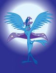  bird cape cutie_mark female friendship_is_magic hat my_little_pony phoenix solo thelonecrow trixie_(mlp) wizard_hat 