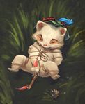  balls bdsm blowgun bondage bound cum cum_on_self edit gag league_of_legends male penis sex_toy solo teemo unknown_artist yordle 