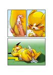  anal_penetration ash_ketchum comic crying cum cum_covered cum_in_ass cum_inside cumshot excessive_cum feral gay human internal interspecies lying male mammal messy nintendo on_back orgasm outside penetration penis pikachu pok&#233;mon pok&#233;philia pok&eacute;mon pokephilia size_difference tears unknown_artist video_games 