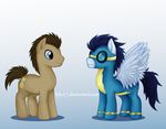  doctor_whoof_(mlp) doctor_whooves_(mlp) equine eyewear feral friendship_is_magic goggles horse male mammal mn27 my_little_pony pegasus plain_background pony soarin_(mlp) white_background wings wonderbolts_(mlp) 