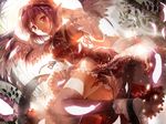  animal_ears anklet bloomers blush bow bowtie dress dutch_angle feathers fingernails happy hat jewelry long_fingernails looking_at_viewer mystia_lorelei open_mouth pink_hair red_eyes ribbon short_hair side_slit skirt smile solo thighhighs touhou ultimate_asuka underwear wallpaper wings zettai_ryouiki 