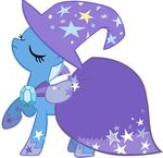  equine female feral friendship_is_magic hat horse mammal my_little_pony plain_background pony solo trixie_(mlp) unicorn unknown_artist white_background 