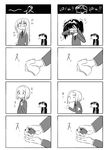  4koma asou_natsumi cigarette comic greyscale handkerchief highres kajiwara_sora kate_(sketchbook_full_colors) lighter monochrome multiple_4koma multiple_girls silent_comic sketchbook_full_colors tears torikai_hazuki translation_request usada_o 