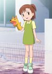  bad_id bad_pixiv_id brown_eyes brown_hair digimon digimon_tamers dress katou_juri puppet rico_(jackdoa) short_hair short_ponytail side_ponytail solo 