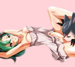  animal_ears artist_request ashi_ura bdsm blush bondage bound breasts cathy cathy_(yugioh_zexal) cathy_(yuu-gi-ou_zexal) cleavage cunnilingus mizuki_kotori_(yugioh_zexal) mizuki_kotori_(yuu-gi-ou_zexal) oral tied_up yu-gi-oh! yugioh_zexal yuri yuu-gi-ou_zexal 