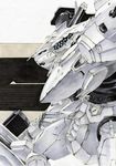  armored_core armored_core:_for_answer from_software line_ark mecha white_glint 