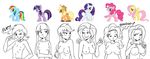  big_breasts blonde_hair blue_eyes blue_fur breasts comparison english_text equine female feral flat_chest fluttershy_(mlp) friendship_is_magic frown fur green_eyes hair horn horse huge_breasts human humanized line_up long_hair looking_at_viewer mammal megasweet multi-colored_hair my_little_pony nipples nude pegasus pink_fur pink_hair pinkie_pie_(mlp) plain_background pony purple_eyes purple_hair rainbow_dash_(mlp) rarity_(mlp) restricted_palette small_breasts smallest_to_largest smile text topless twilight_sparkle_(mlp) two_tone_hair unicorn unknown_artist wings 