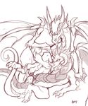  female hi_res horn horns kayla-na male mel_the_hybrid monochrome onyxia penetration penis plain_background pussy pussy_juice red_and_white scales scalie sex sketch straight tail tongue vaginal vaginal_penetration video_games warcraft white_background wings world_of_warcraft zala 