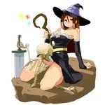  absurdres bad_id bad_pixiv_id brown_eyes brown_hair dragon's_crown fukumaaya highres solo sorceress_(dragon's_crown) 