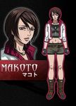  blade_(marvel) boots female lowres makoto_(blade) marvel shorts 