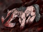  blood equine gore horse mammal my_little_pony nightmare_fuel ponification pony schism silent_hill solo tongue unknown_artist video_games 