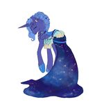  alicorn equine female feral friendship_is_magic horn mammal my_little_pony plain_background princess_luna_(mlp) solo unknown_artist white_background winged_unicorn wings 