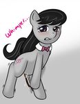  bow_(stringed_instrument) bow_tie cutie_mark equine female feral friendship_is_magic horse kloudmutt mammal my_little_pony octavia_(mlp) pony pussy_juice solo 