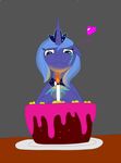  &hearts; alicorn cake candle equine female feral fire food friendship_is_magic horn horse mammal my_little_pony pegacorn pony princess_luna_(mlp) sad solo touched unknown_artist winged_unicorn wings 