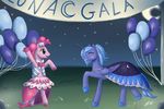  alicorn dress duo equine female feral friendship_is_magic fur horn horse mammal my_little_pony party pegacorn pink_fur pinkie_pie_(mlp) pony princess_luna_(mlp) winged_unicorn wings 