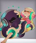  &lt;3 2019 animal_humanoid barefoot blush bottomless breasts cephalopod cephalopod_humanoid clothed clothing duo eyes_closed female female/female headphones hi_res humanoid inkling marina_(splatoon) marine marine_humanoid mollusk mollusk_humanoid nimae04 nintendo nipples octoling off_the_hook_(splatoon) pearl_(splatoon) pointy_ears saliva splatoon sweat tentacle_hair tentacles video_games yellow_eyes 