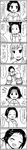  comic greyscale highres ikeda_kana kazekoshi_school_uniform long_image monochrome multiple_girls otoutogimi saki tall_image translation_request 