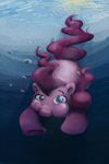  equine female feral friendship_is_magic fur horse mammal my_little_pony pink_fur pinkie_pie_(mlp) pony solo under_water underwater water 