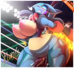  &lt;3 ambiguous_penetration anthro areola big_breasts breasts canid canine claws clothed clothing cum cum_inflation cum_inside cum_string curvaceous duo english_text excessive_cum felid feline female fighting_ring forced huge_breasts incineroar inflation looking_pleasured lucario lucario_dealer male male/female male_penetrating mammal mask mostly_nude nintendo nipples nude partially_clothed penetration pok&eacute;mon pok&eacute;mon_(species) pussy r-mk rape sex size_difference sweat teeth text thick_thighs torn_clothing video_games wide_hips wrestler wrestling 