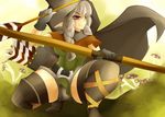  arrow belt boots bow_(weapon) braid cloak dragon's_crown elf elf_(dragon's_crown) gloves hood pointy_ears shorts solo thick_thighs thigh_boots thighhighs thighs twin_braids weapon yae_(snosui7) 