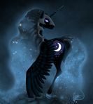  alicorn cutie_mark equine female feral friendship_is_magic horn korpilani mammal my_little_pony nightmare_moon_(mlp) solo winged_unicorn wings 