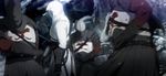  altair_ibn_la-ahad armor assassin's_creed:_revelations assassin's_creed_(series) blurry bracer depth_of_field gloves gobeur helmet hood male_focus mountain snow soldier vambraces 