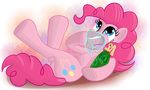  equine female feral friendship_is_magic fur gas horse laugh mammal my_little_pony nuclearsuplexattack pink_fur pinkie_pie_(mlp) plain_background pony solo transparent_background 