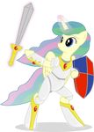  alicorn equine female friendship_is_magic horn mammal my_little_pony pegacorn plain_background princess princess_celestia_(mlp) royalty shield solo sword transparent_background unknown_artist weapon winged_unicorn wings 