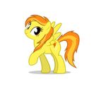  equine female feral friendship_is_magic horse mammal my_little_pony pegasus plain_background pony solo spitfire_(mlp) unknown_artist white_background wings wonderbolts_(mlp) 
