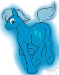  blue_lightning_(character) c4tspajamas equine horse looking_at_viewer pony smile solo tagme 