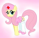 female feral fluttershy_(mlp) friendship_is_magic horse mammal my_little_pony nurse pegasus pony pyruvate solo uniform 