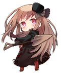  axis_powers_hetalia blonde_hair blush boots chibi coat dark_persona full_body fur_hat genderswap genderswap_(mtf) gloves grin hat long_hair red_eyes russia_(hetalia) shovel simple_background smile solo xuehua 