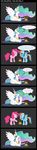  &#3232;_&#3232; cutie_mark english_text equine female feral friendship_is_magic fur horn horse mammal mixermike622 mixermike_22 my_little_pony pegasus phone pink_fur pinkie_pie_(mlp) pony prank_call princess_celestia_(mlp) rainbow_dash_(mlp) telephone text trollestia winged_unicorn wings 