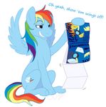  cutie_mark equine female feral friendship_is_magic horse male mammal my_little_pony pegasus plain_background rainbow_dash_(mlp) soarin_(mlp) solo spitfire_(mlp) white_background wing_boner wings wonderbolts_(mlp) 