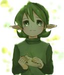  green_eyes green_hair green_hairband hairband instrument ocarina pointy_ears saria solo the_legend_of_zelda the_legend_of_zelda:_ocarina_of_time 