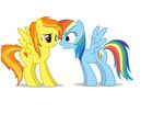  equine fangasm fangirl female feral friendship_is_magic mammal my_little_pony nerdgasm pegasus rainbow_dash_(mlp) spitfire_(mlp) unknown_artist wing_boner wings wonderbolts_(mlp) 