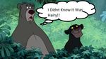  bagheera baloo bear disney feline jungle_book male panther reaction_image 